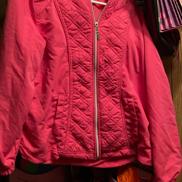 Three Hearts XL Pink Women’s Lightweight Jacket - Picture 9 of 9